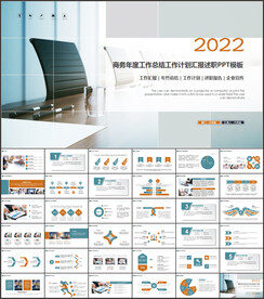 2022年终总结汇报PPT模板