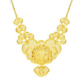 黄金首饰白底图