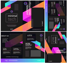 几何形状背景图