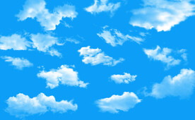 蓝天白云