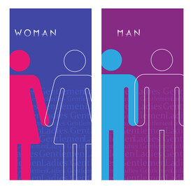 导视系统 卫生间海报