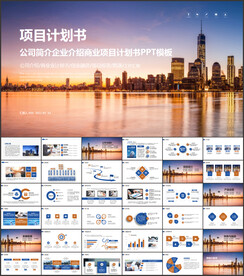 简约项目汇报商业计划书PPT