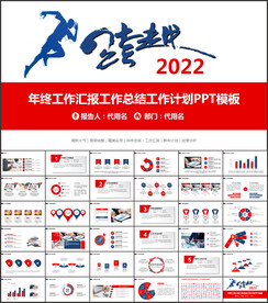 2022年终总结汇报PPT模板