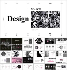 二维立体创意ppt模板