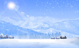 冬季海报自然保护区