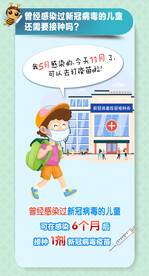 疫苗接种时间知识普及海报