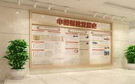 财政历史文化走廊文化墙面