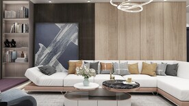 全屋定制现代客厅设计效果图图片