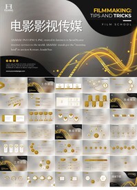 电影影视传媒年终工作总结PPT