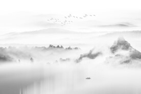 中国风意境山水画