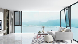 门窗 效果图 内开内倒 极简 