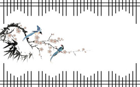 高清分层透明底推拉门打印图