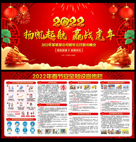 春节安全知识宣传栏