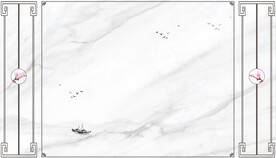 晶瓷画大理石电视背景墙