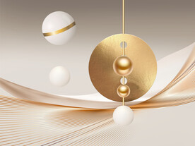 晶瓷画线条抽象画