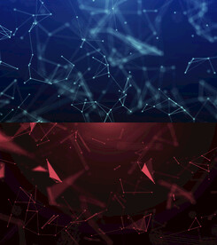 4K高清抽象渐变点线几何动画