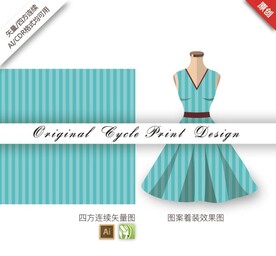 矢量手绘抽象简约几何线条图案