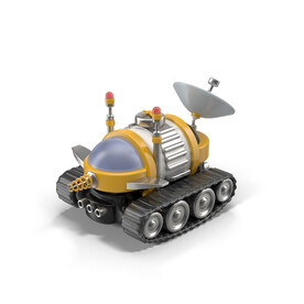 太空元素航天卫星宇航车素材模型