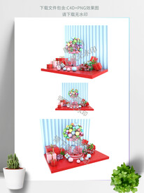 商场情美陈网红打卡点拍照合影区