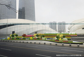 花坛花境景观设计效果图