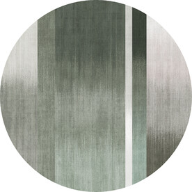 几何条纹圆形地毯