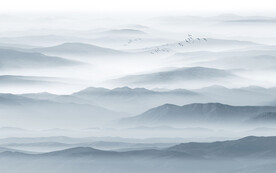 新中式水墨山水画