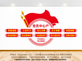 党员中心户文化墙