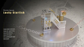 3D机械字母建模