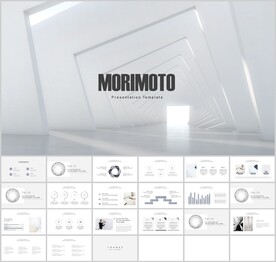 简约空间感大气ppt模板