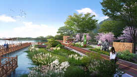 绿道景观设计效果图