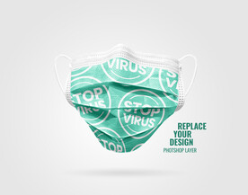 一次性口罩定制效果图