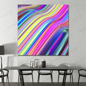 抽象线条彩色超清装饰画背景图