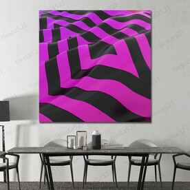 抽象几何鲜艳熔岩装饰画