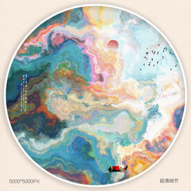 中国风玄关装饰画