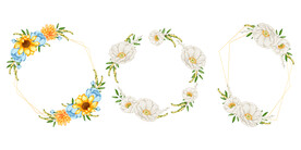 花环图标设计背景