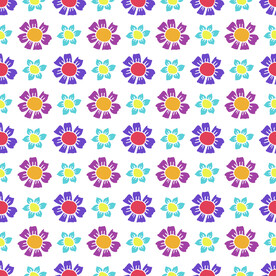 花朵花纹布料图标