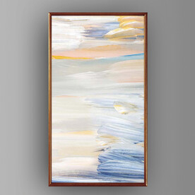 抽象风景油画玄关装饰画