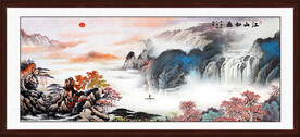 客厅山水画