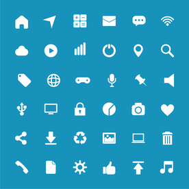 手机网页相关图标