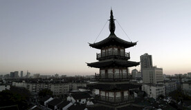 夕阳法华塔 60帧 加灰