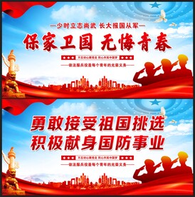 参军展板