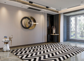 现代轻奢客厅沙发场景家具空景