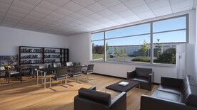 图书阅览会议室效果图