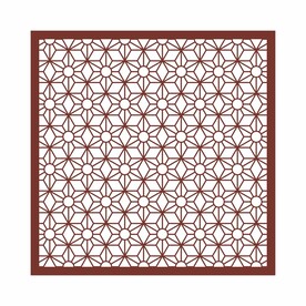 中式矢量雕花花纹