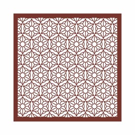 中式矢量雕花花纹