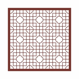 中式矢量雕花花纹