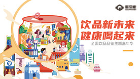 饮品会背景