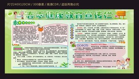 春季健康教育宣传栏