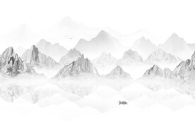 水墨山水画