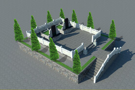 墓地坟墓什么设计案例效果图